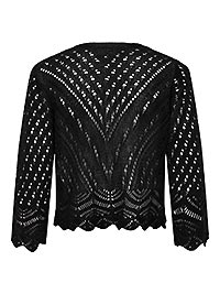 JDYSUN 34 CROPPED CARDIGAN KNT BLACK - JDY