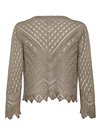 JDYSUN 34 CROPPED CARDIGAN KNT SEPIA TINT - JDY