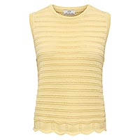 JDYTANJA SL ONECK TOP KNT DOUBLE CREAM - JDY