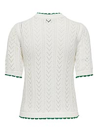 JDYTIKKA 24 ONECK CONTRAST PULL CLOUD DANCER - JDY