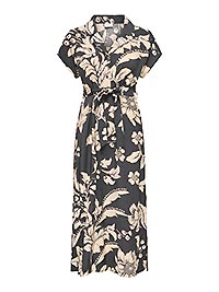 JDYTROYA LIFE SS MIDI DRESS WVN PHANTOM - JDY