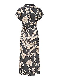 JDYTROYA LIFE SS MIDI DRESS WVN PHANTOM - JDY