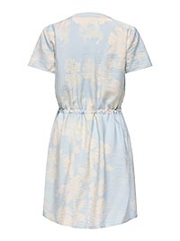 JDYTROYA LIFE SS V SHORT DRESS POWERBLUE - JDY