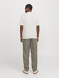 JJEGEORGE KNIT POLO CLOUD DANCER - Jack & Jones