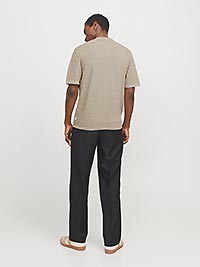 JJEGEORGE KNIT POLO SS SN CORIANDER - Jack & Jones