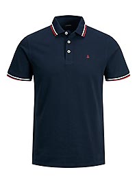 JJEPAULOS POLO SS NAVY BLAZER - Jack & Jones