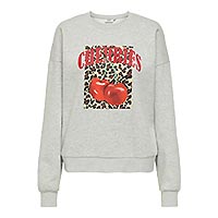 JOLANA LIGHT GREY BERRY PRINT - Only