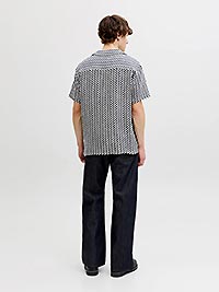 JORMONTAUK CROCHET SHIRT SKY CAPTAIN - Jack & Jones