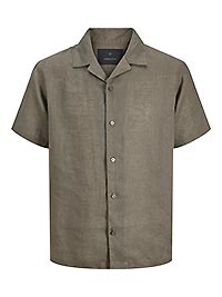 JPRBLALAWRENCE LINEN RESORT SMOKEY OLIVE - Jack & Jones