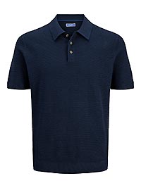 JPRBLURILEY KNIT POLO SS SN SKY CAPTAIN - Jack & Jones