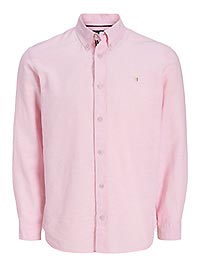 JPRBLUSUMMER LINEN BL SHIELD LS CANDY PINK - Jack & Jones
