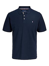 JPRBLUSUMMER LINEN SS POLO SKY CAPTAIN - Jack & Jones
