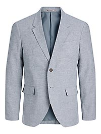 JPRMARTIN SUMMER BLZ LINEN BLEND FADED DENIM - Jack & Jones