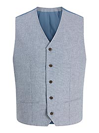 JPRMARTIN SUMMER WC LINEN BLEND FADED DENIM - Jack & Jones