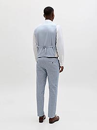 JPRMARTIN SUMMER WC LINEN BLEND FADED DENIM - Jack & Jones