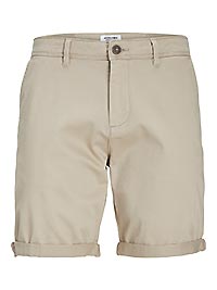 JPSTBOWIE SHORTS SOLID REG CROCKERY - Jack & Jones