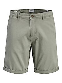JPSTBOWIE SHORTS SOLID REG VETIVER - Jack & Jones