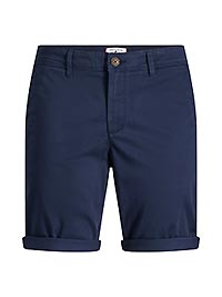 JPSTBOWIE SHORTS SOLID  NAVY BLAZER - Jack & Jones