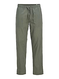 JPSTKANE SUMMER LINEN BLEND JOGGER AGAVE GREEN - Jack & Jones