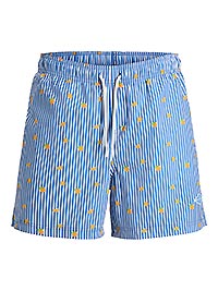 JPSTMAUI BREEZE MINI STRIPE SWIM DELFT - Jack & Jones