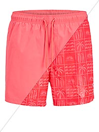 JPSTMAUI SPLASH MAGIC SWIM SHORT CORAL - Jack & Jones