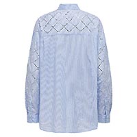JULIE STONES SHIRT WHITE BLUE - Only