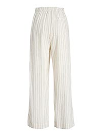 JXALMIRA LINEN BLEND HW PANT WVN BLANC - JJXX