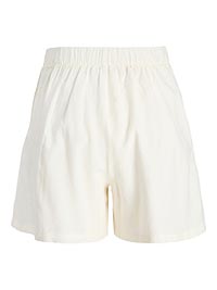 JXALMIRA LINEN BLEND HW SHORTS BLANC - JJXX