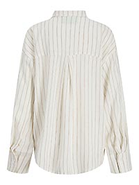 JXALMIRA LINEN BLEND LS SHIRT BLANC - JJXX