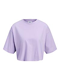 JXANDREA LOOSE SS CROPPED TEE PURPLE ROSE - JJXX