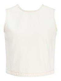 JXLIANA SL TOP DNMM OFF WHITE DENIM - JJXX