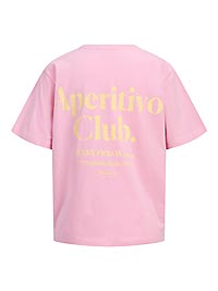 JXSENNA LOOSE SS TEE TG PRSIM PINK APERITIVO - JJXX