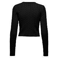 KATIA CABLE CARDIGAN BLACK - Only