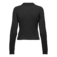 KATIA CABLE POLO BLACK - Only