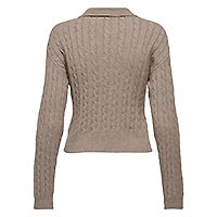 KATIA CABLE POLO MOCHA  - Only