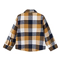 KEV SHIRT FLANNEL BROWN NAVY - Name it