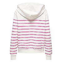LADELLE STRIPE HOODIE CLOUD PINK - Only