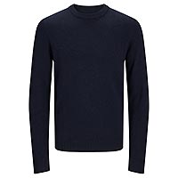 LAMBSWOOL KNIT CREW NIGHT SKY - Jack & Jones