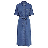 LANA LONG DRESS BLUE DENIM - Only