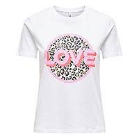 LARIYA LIFE TOP WHITE LOVE - Only
