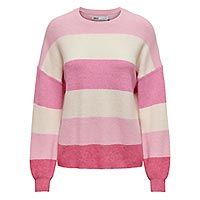 LATIA PULLOVER STRIPES PINK - Only