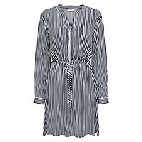 LAUREL LIFE DRESS STRIPES BLUE - JDY