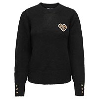 LAUREN BLACK LEO HEART  - Only