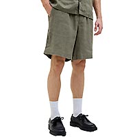 LAWRENCE LINEN SHORT TEA LEAF - Jack & Jones