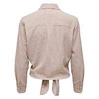 LECEY KNOT SHIRT FOXGLOVE - Only