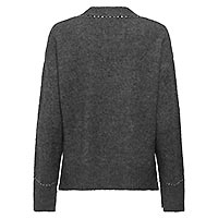 LELSIE STUDS CARDIGAN GREY - Only