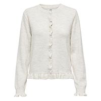 LETTY FRILL CARDI CLOUD DANCER - JDY