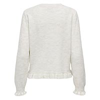 LETTY FRILL CARDI CLOUD DANCER - JDY