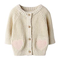 LIL CARIDGAN COEURS BEIGE - Lil Atelier