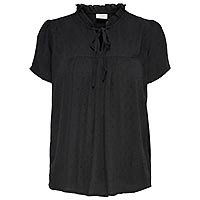 LIMA LIFE TOP ALL BLACK - JDY